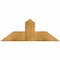 Ekena Millwork Portland Rough Sawn Timber Gable Bracket, Western Red Cedar, 36"W x 13"H x 2"D x 6"F, 9/12 Pitch GBW036X13X0206POR00RWR - alternate 1